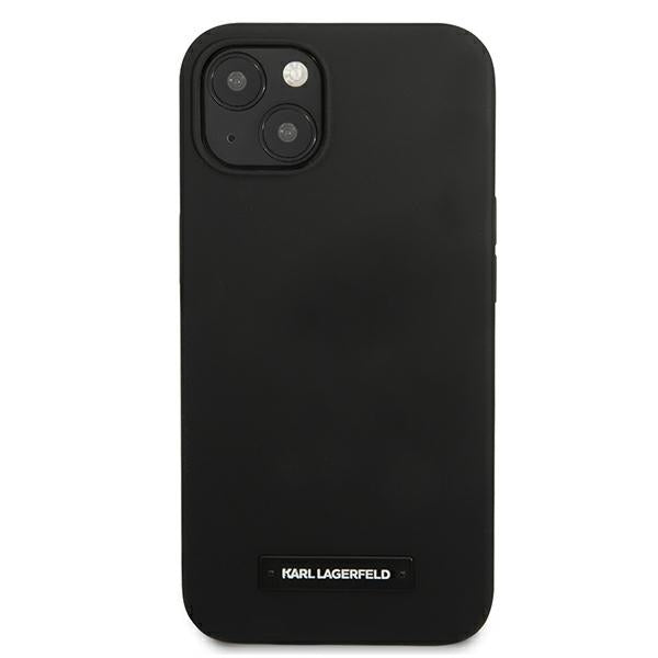 Karl Lagerfeld silikoninis dėklas iPhone 13 mini – juodas