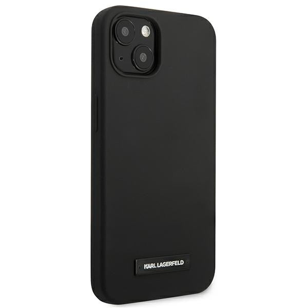 Karl Lagerfeld silikoninis dėklas iPhone 13 mini – juodas