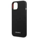 Karl Lagerfeld silikoninis dėklas iPhone 13 mini – juodas