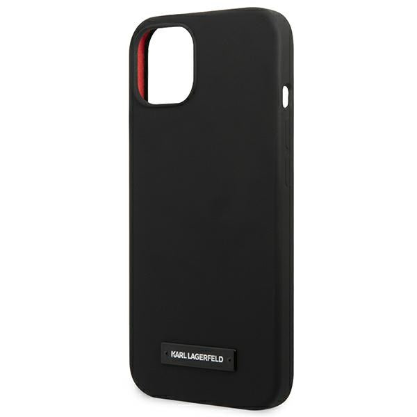 Karl Lagerfeld silikoninis dėklas iPhone 13 mini – juodas