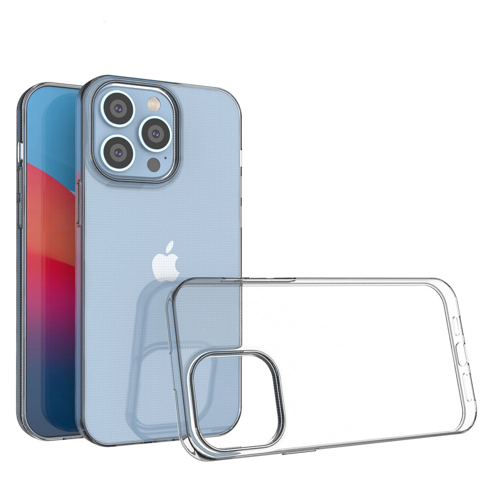 Skaidrus TPU dėklas iPhone 14 Pro Max – 0,5 mm -- iPhone 14 Pro Max