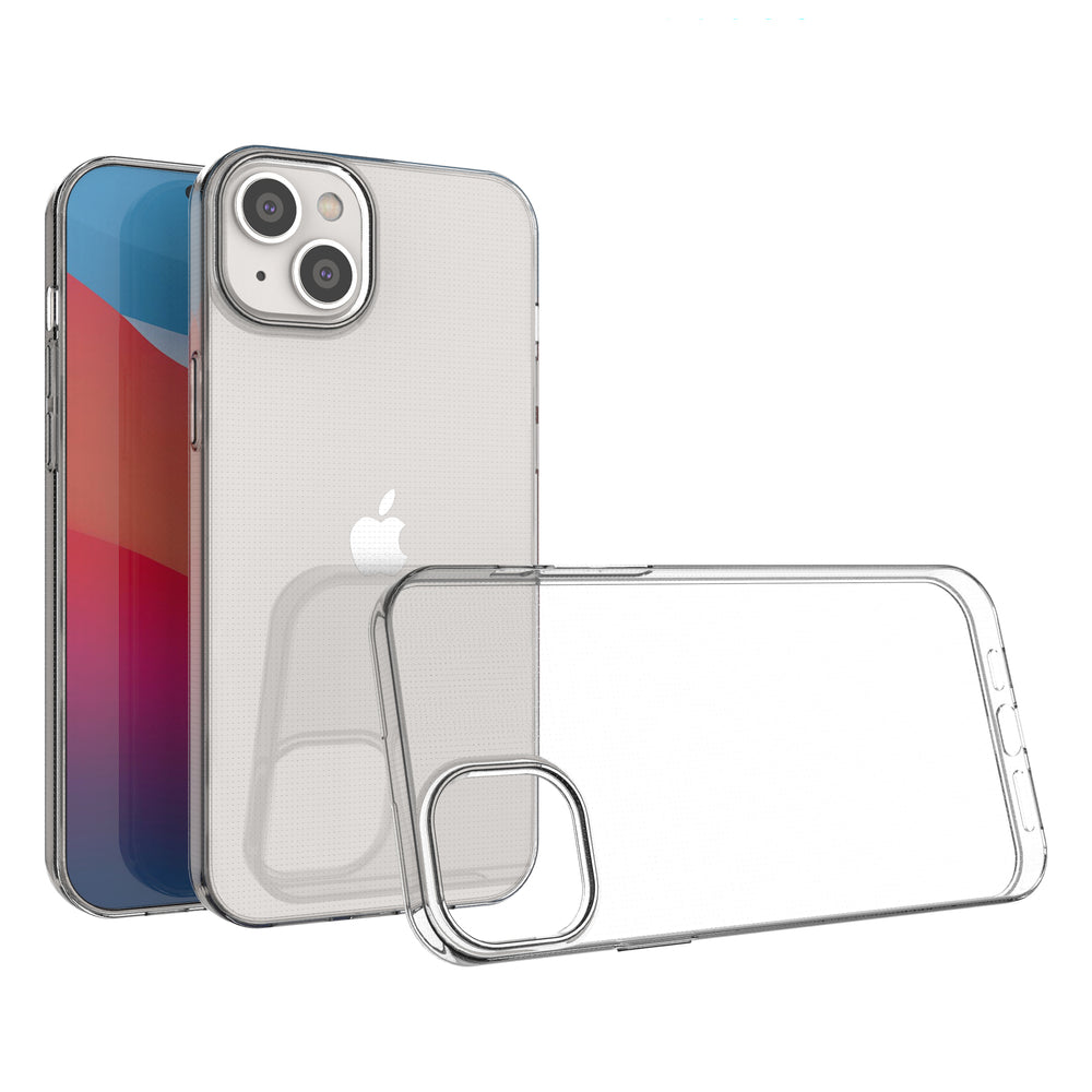 Skaidrus TPU dėklas iPhone 14 Max – 0,5 mm -- iPhone 14 Plus