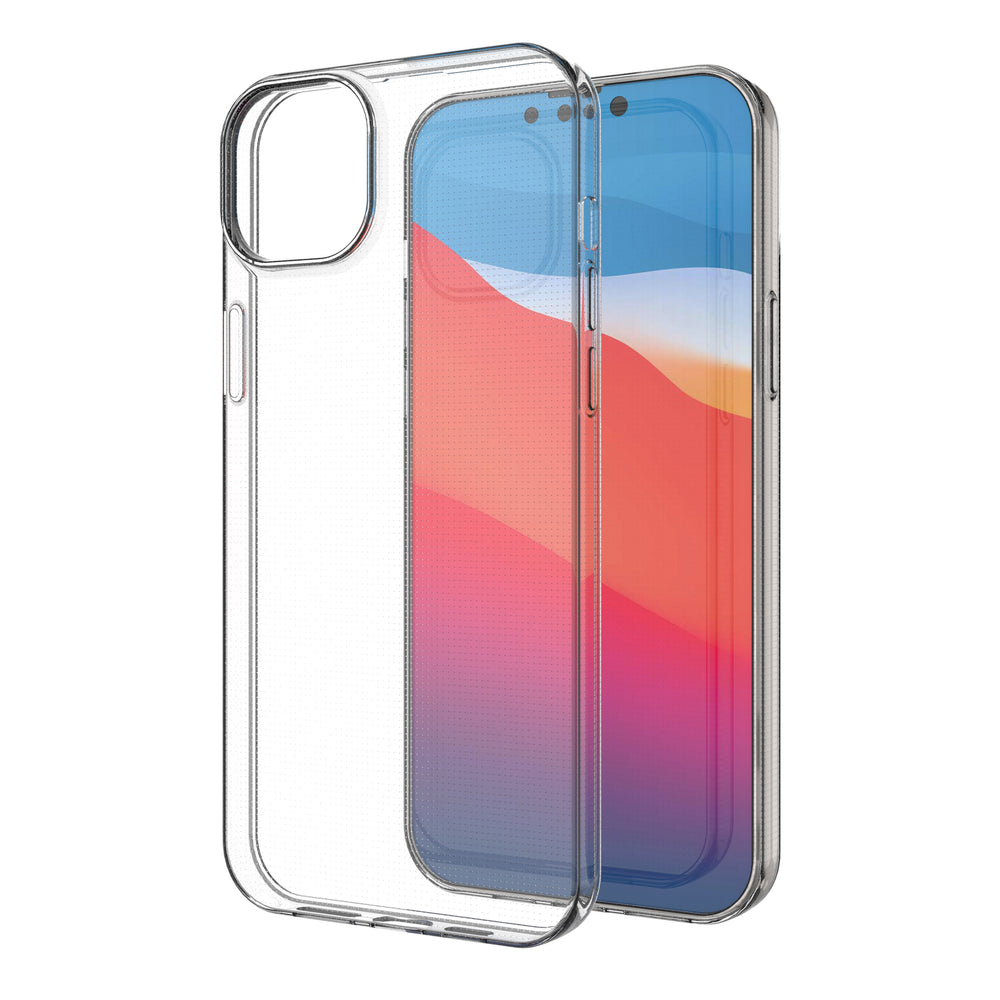 Skaidrus TPU dėklas iPhone 14 Max – 0,5 mm -- iPhone 14 Plus