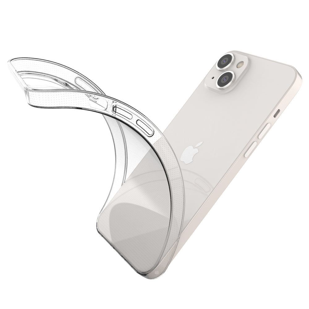 Skaidrus TPU dėklas iPhone 14 Max – 0,5 mm -- iPhone 14 Plus