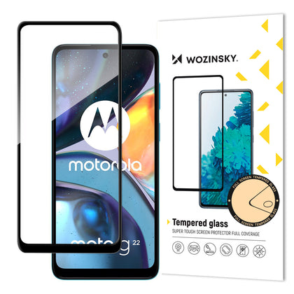 Wozinsky Full Glue grūdintas stiklas, skirtas Motorola Moto G22 -- Motorola Moto G22