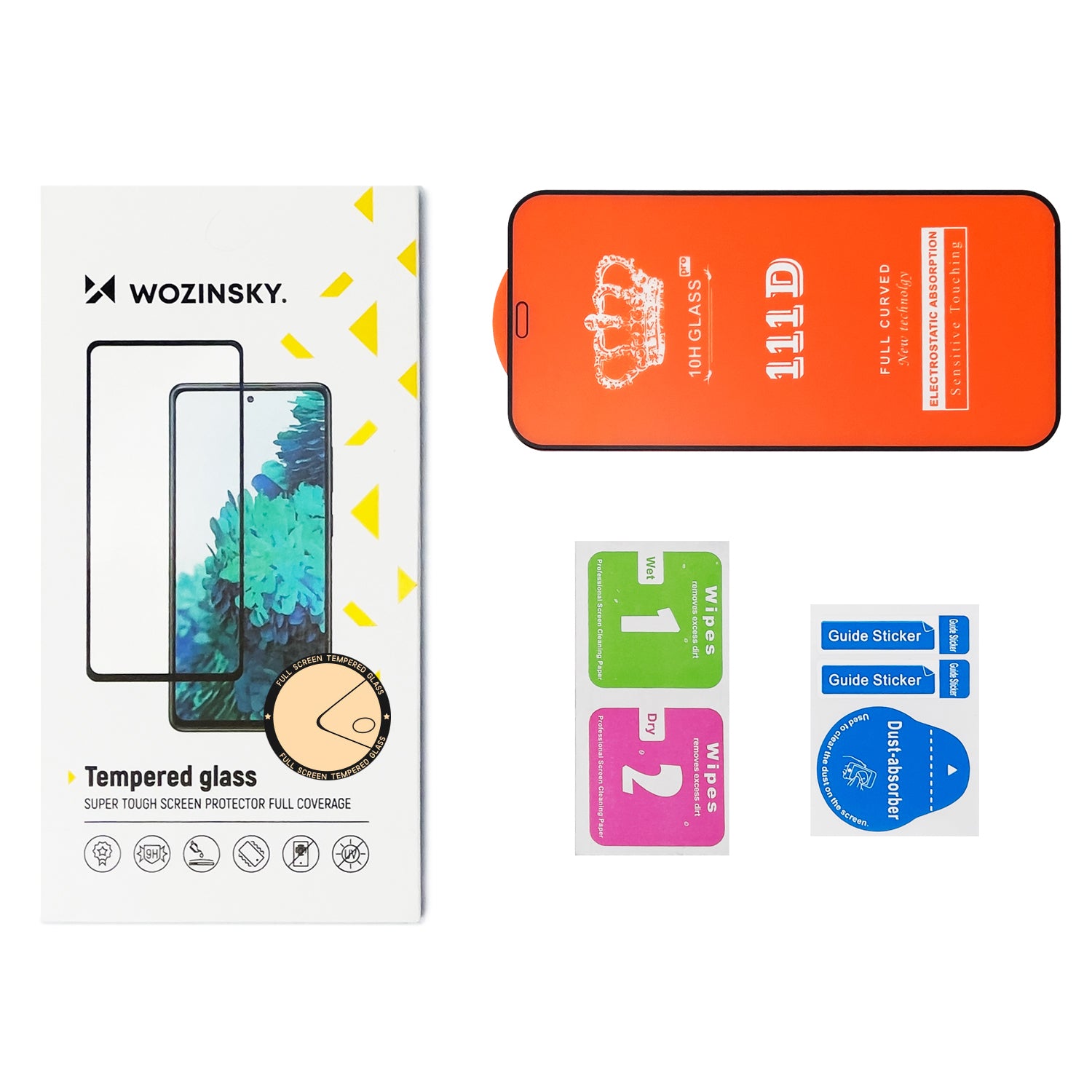 Wozinsky Full Glue grūdintas stiklas Realme Narzo 50A -- Realme Narzo 50A