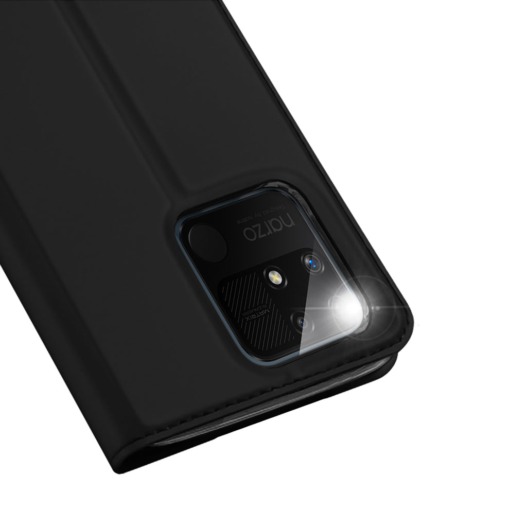 Dux Ducis Skin Pro atverčiamas dėklas Realme Narzo 50A – juodas -- Realme Narzo 50A