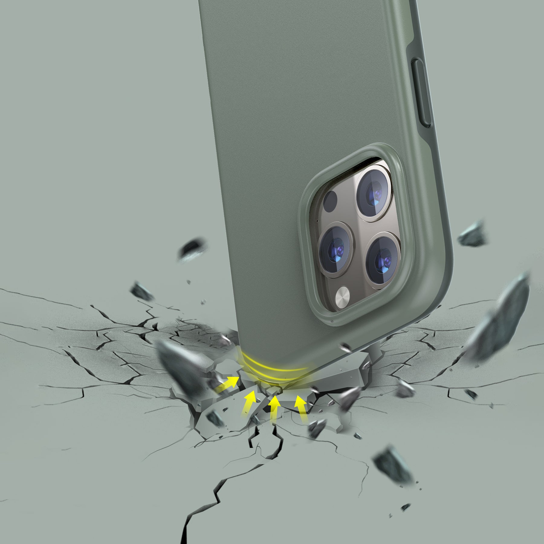 Choetech MagSafe dėklas iPhone 13 Pro – žalias