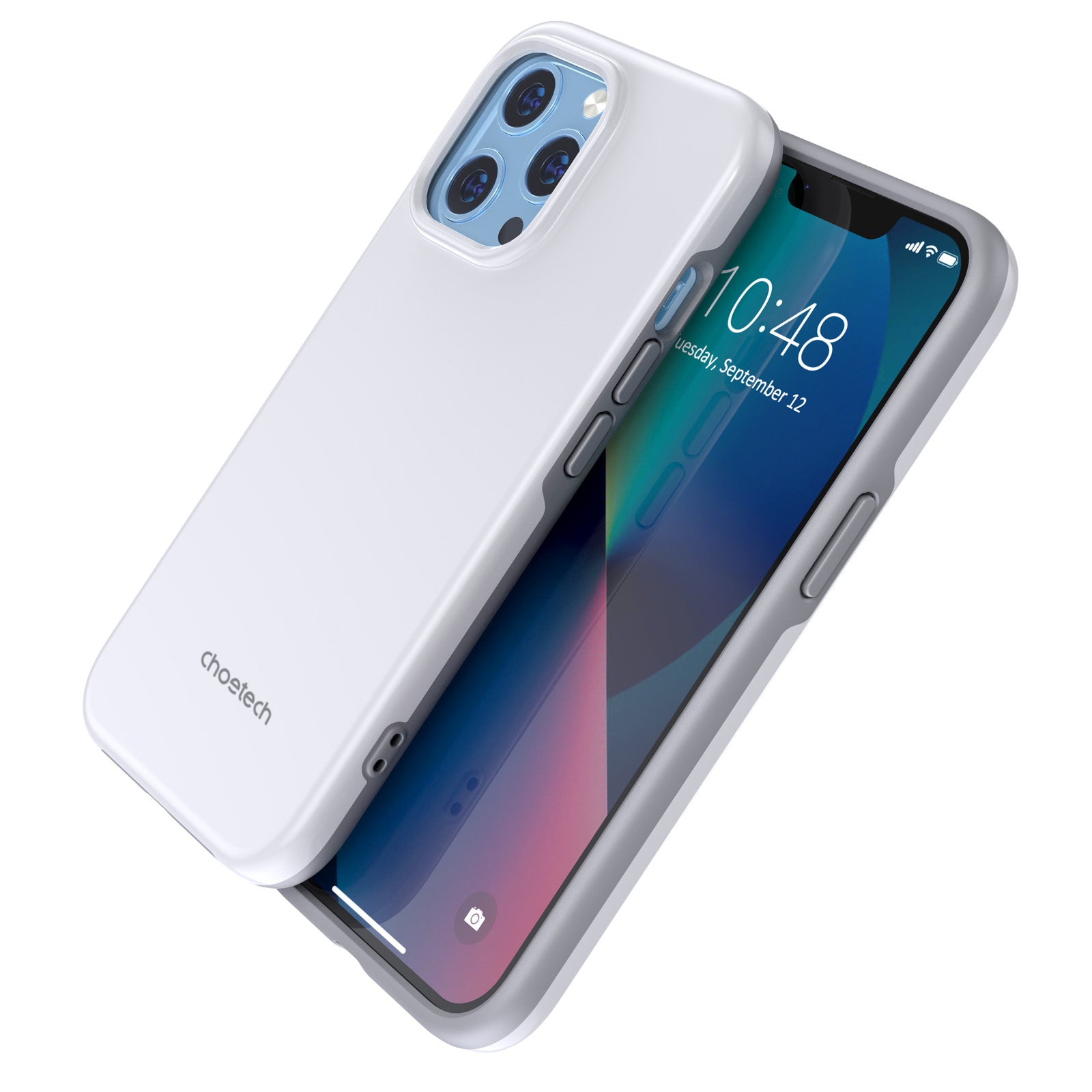 Choetech MagSafe dėklas iPhone 13 Pro Max – baltas