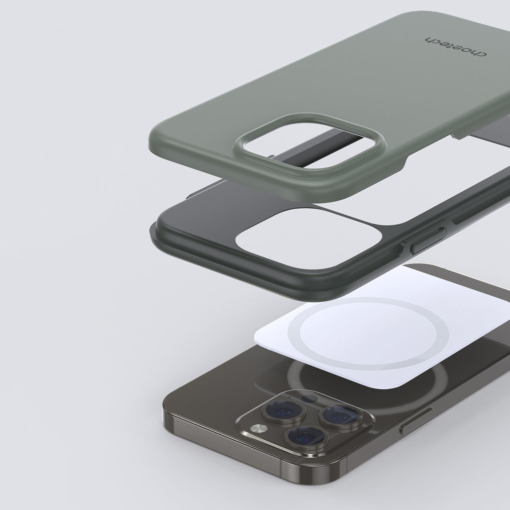Choetech MagSafe dėklas iPhone 13 Pro Max – žalias