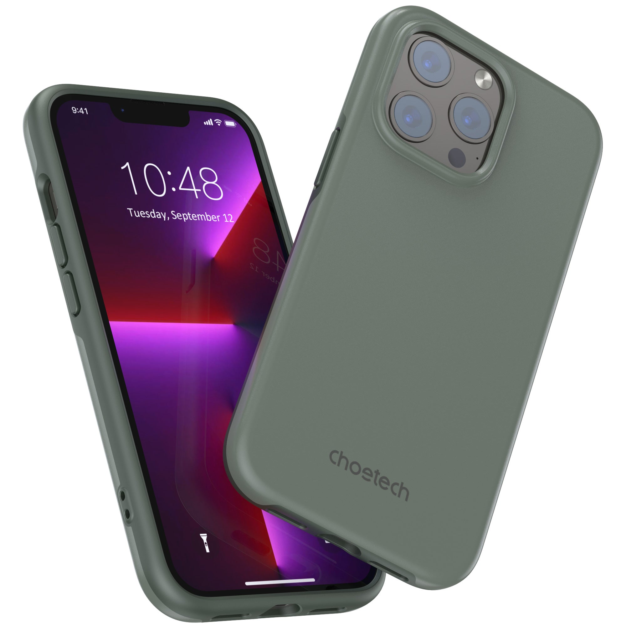 Choetech MagSafe dėklas iPhone 13 Pro Max – žalias