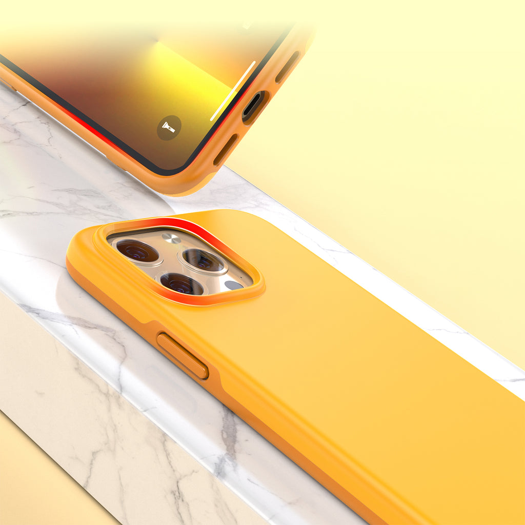 Choetech MagSafe dėklas iPhone 13 Pro Max – oranžinis