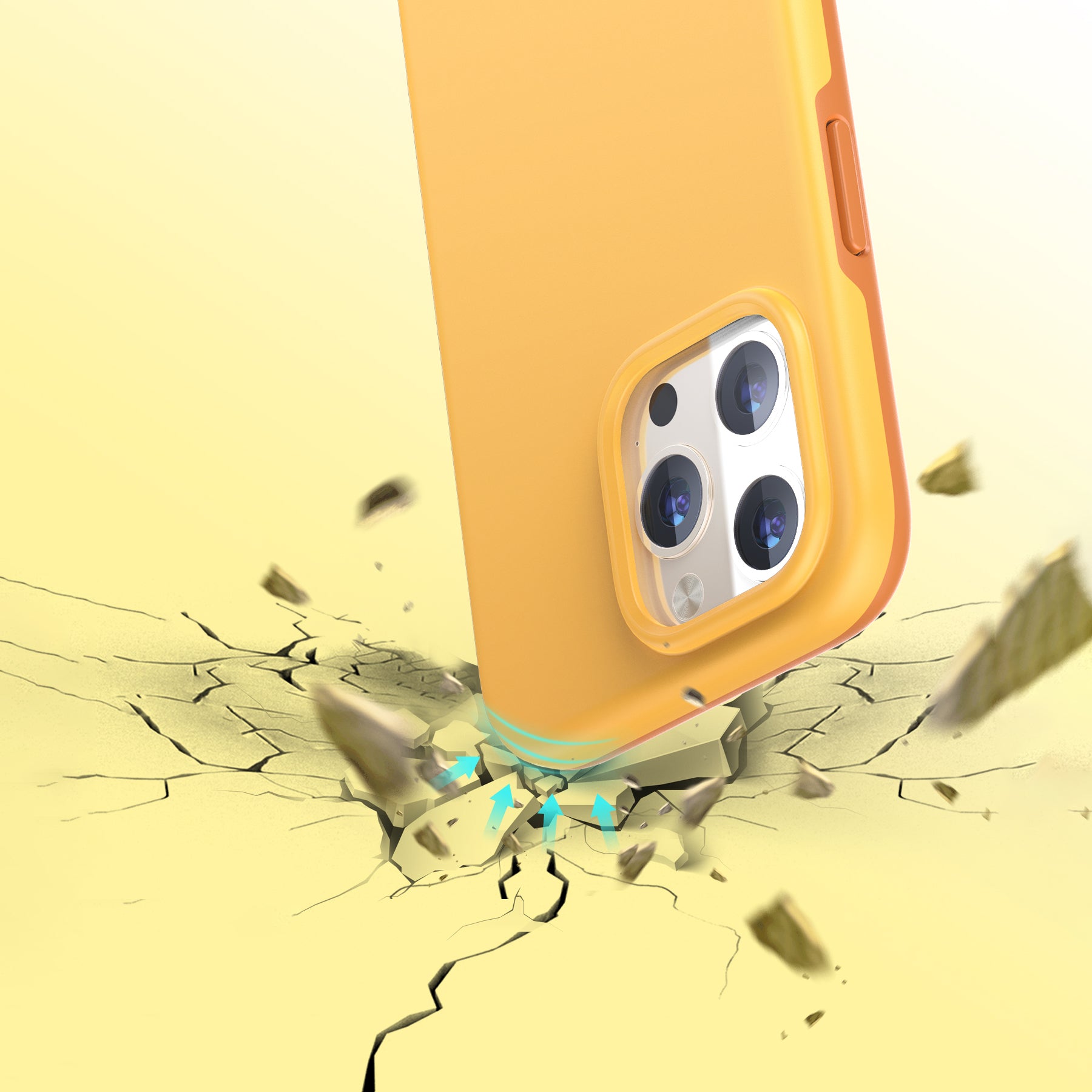 Choetech MagSafe dėklas iPhone 13 Pro Max – oranžinis
