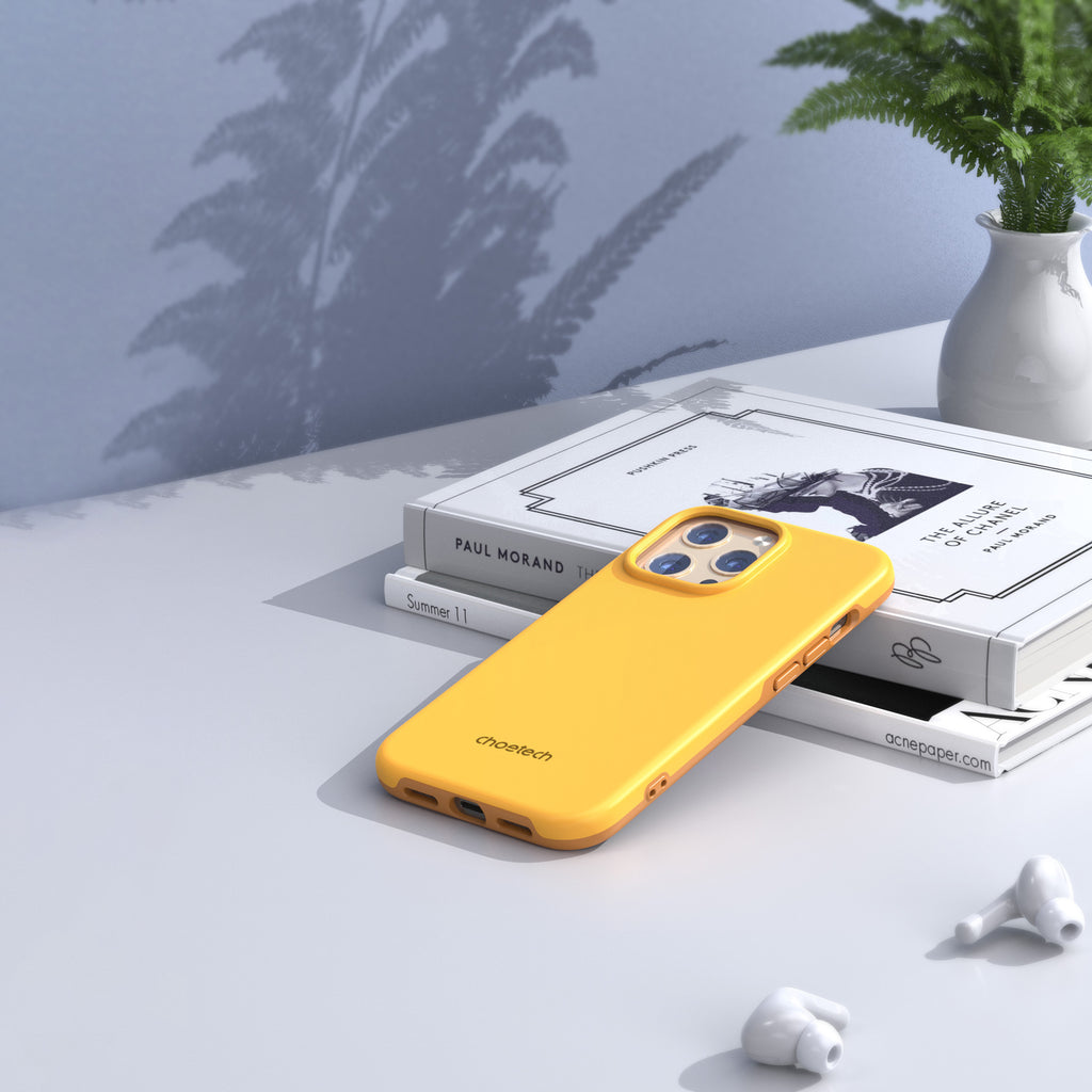 Choetech MagSafe dėklas iPhone 13 Pro Max – oranžinis