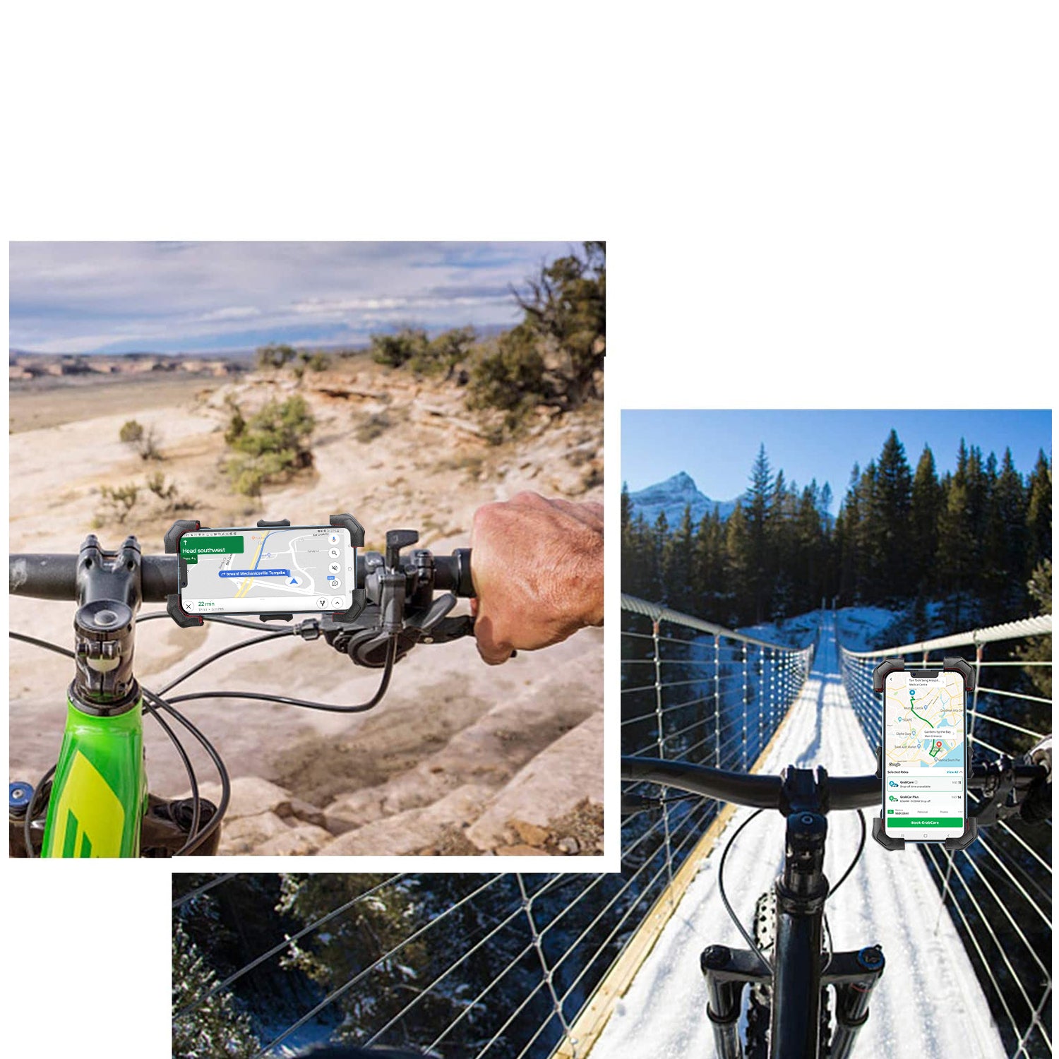 Joyroom dviratis / motoroleris / mZomobilio telefono laikiklis juodas (JR-ZS288)