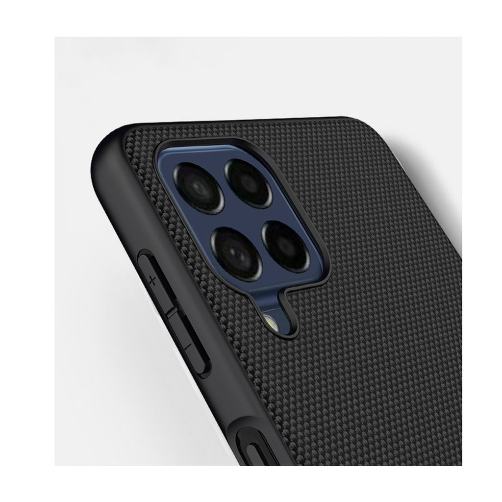 Nillkin Textured dėklas Samsung Galaxy M53 5G – juodas -- Samsung Galaxy M53