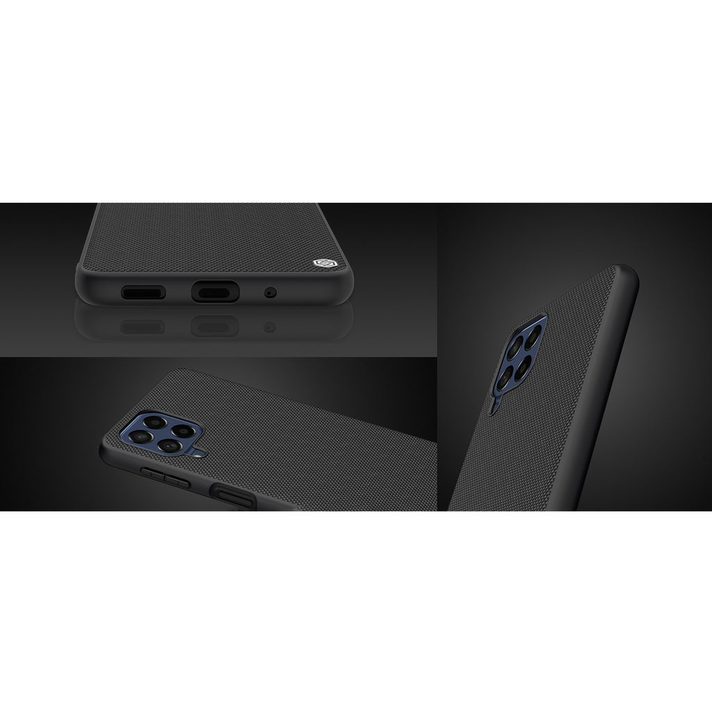 Nillkin Textured dėklas Samsung Galaxy M53 5G – juodas -- Samsung Galaxy M53