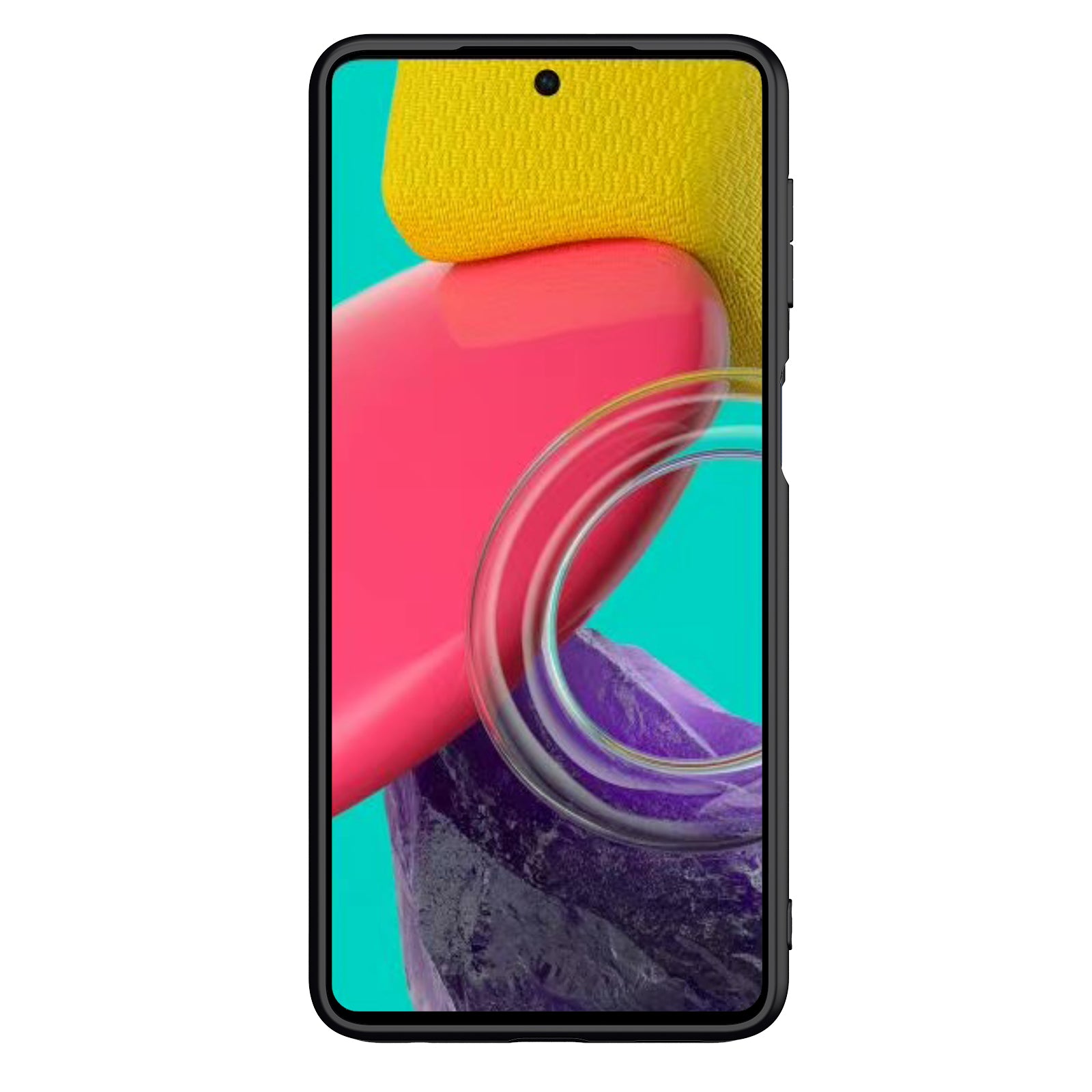 Nillkin Textured dėklas Samsung Galaxy M53 5G – juodas -- Samsung Galaxy M53