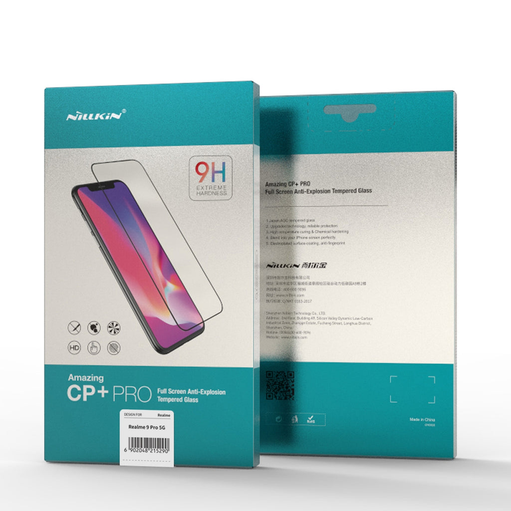 Nillkin CP+PRO grūdintas stiklas Realme 9 Pro – juodas -- Realme 9 Pro