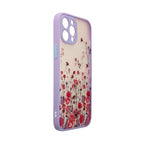 Gėlių dėklas iPhone 12 Pro Max – violetinis -- iPhone 12 Pro Max