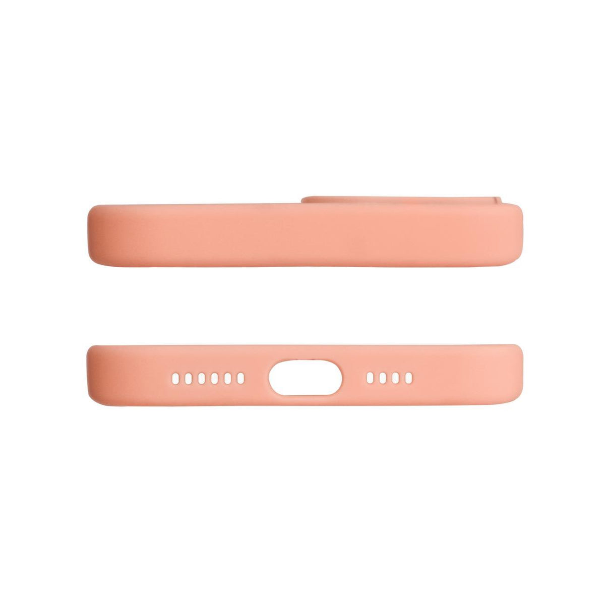 Skaidrus TPU dėklas iPhone 12 Pro Max – gėlės, rožinis -- iPhone 12 Pro Max