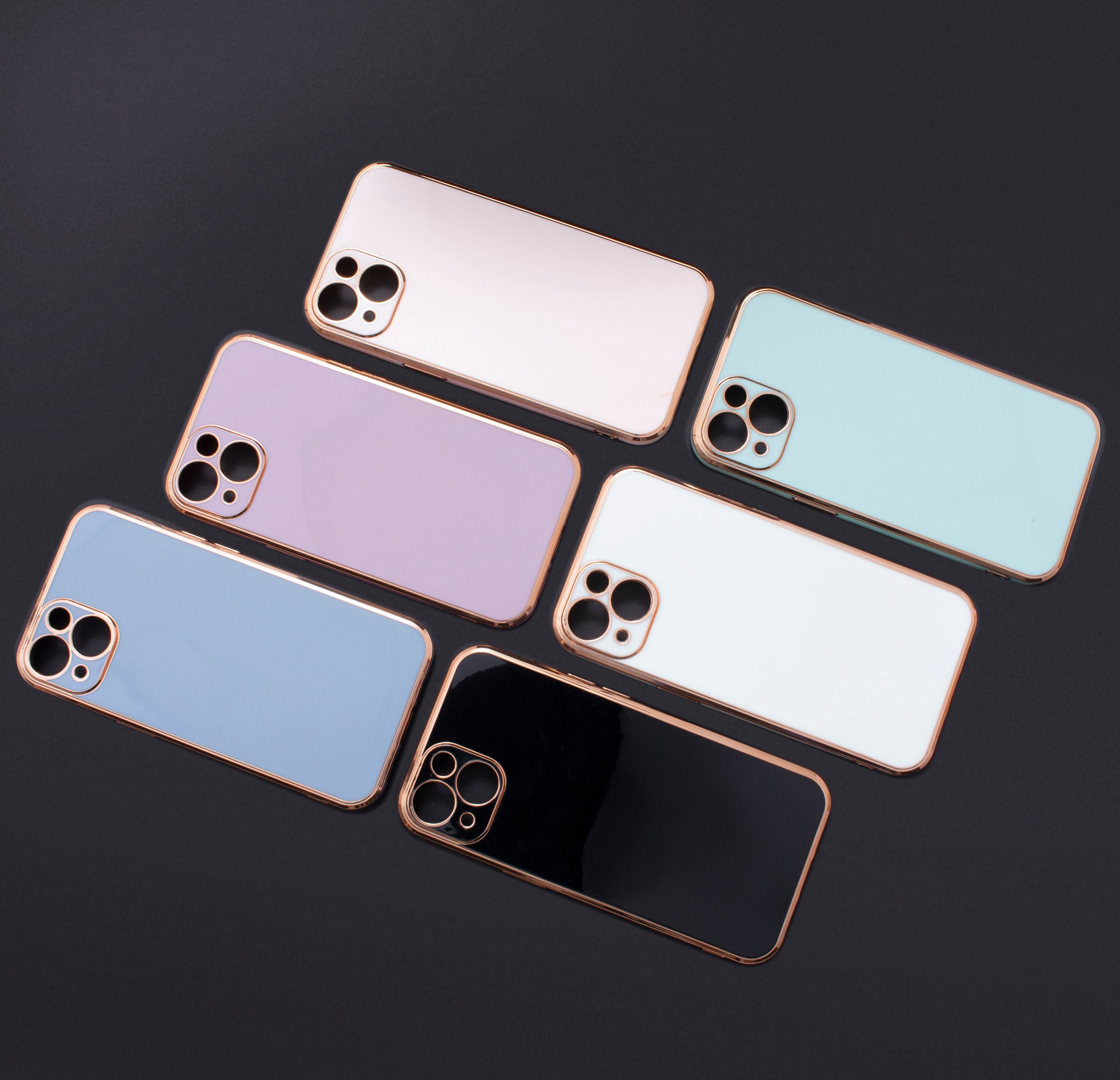 Dėklas Galaxy A13 5G – baltas, auksiniai kraštai -- Samsung Galaxy A13