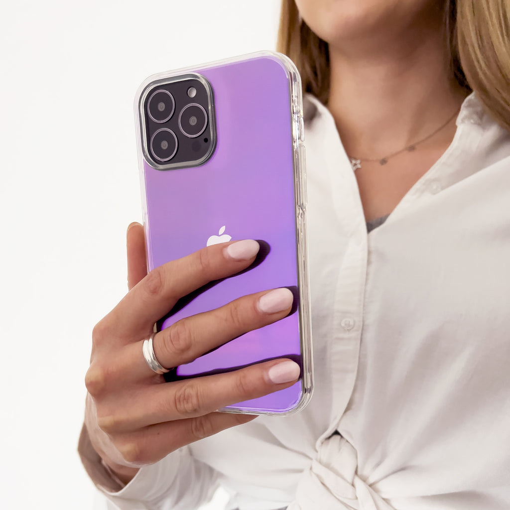 Aurora Case dėklas iPhone 13 Pro – skaidrus, auksinis
