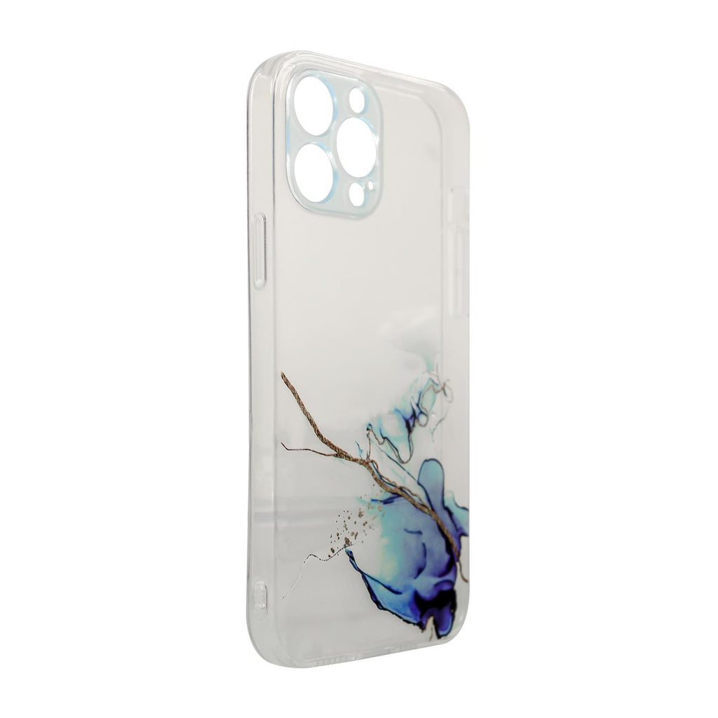 Skaidrus marmuro rašto TPU dėklas iPhone 12 Pro Max -- iPhone 12 Pro Max