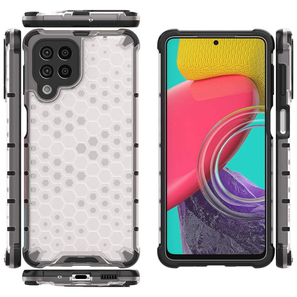 Skaidrus korio rašto dėklas Samsung Galaxy M53 5G -- Samsung Galaxy M53