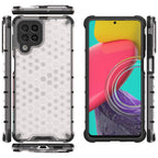 Skaidrus korio rašto dėklas Samsung Galaxy M53 5G -- Samsung Galaxy M53