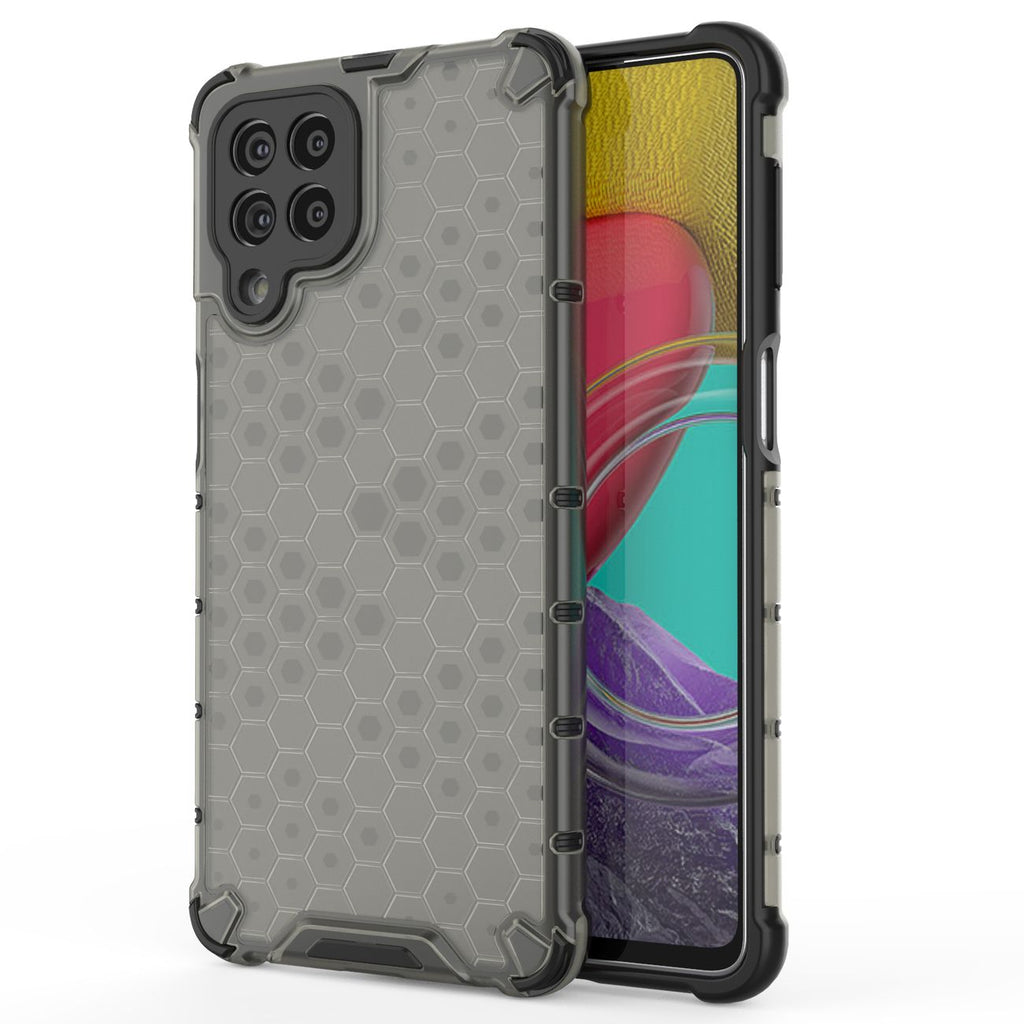 Šarvuotas dėklas Samsung Galaxy M53 5G – juodas -- Samsung Galaxy M53