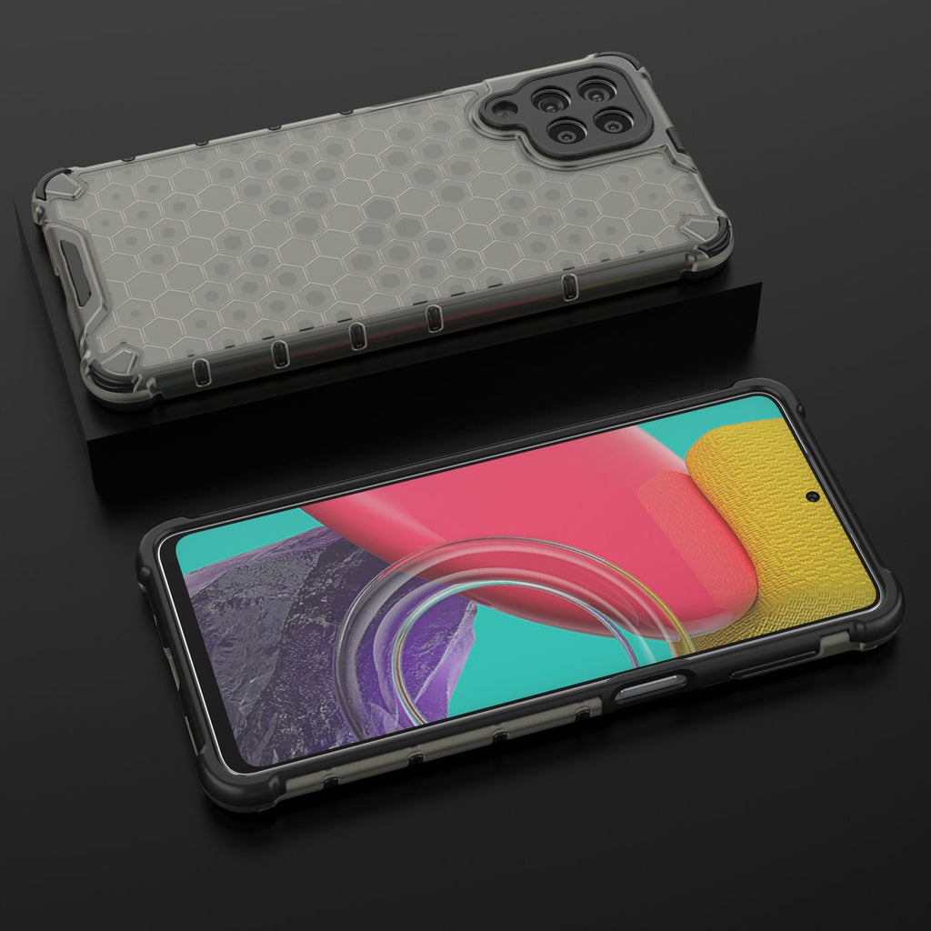 Šarvuotas dėklas Samsung Galaxy M53 5G – juodas -- Samsung Galaxy M53