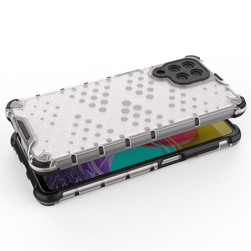 Šarvuotas dėklas Samsung Galaxy M53 5G – juodas -- Samsung Galaxy M53