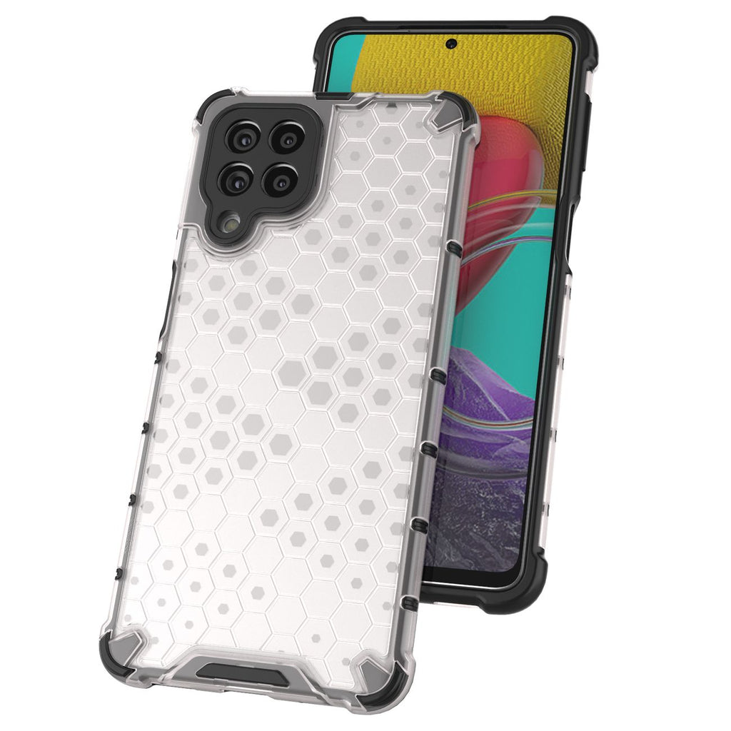 Šarvuotas dėklas Samsung Galaxy M53 5G – juodas -- Samsung Galaxy M53