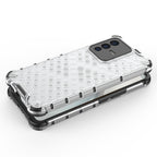 Honeycomb dėklas armored dangtelis su gel frame Vivo V23 5G juodas -- Vivo V23