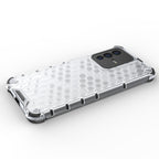 Honeycomb dėklas armored dangtelis su gel frame Vivo V23 5G juodas -- Vivo V23