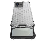 Honeycomb dėklas armored dangtelis su gel frame Vivo V23 5G juodas -- Vivo V23