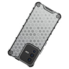 Honeycomb dėklas armored dangtelis su gel frame skirtas Vivo V23 5G skaidriai -- Vivo V23 5G