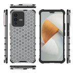 Honeycomb dėklas armored dangtelis su gel frame skirtas Vivo V23 5G skaidriai -- Vivo V23 5G