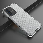 Honeycomb dėklas armored dangtelis su gel frame skirtas Vivo V23 5G skaidriai -- Vivo V23 5G