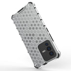Honeycomb dėklas armored dangtelis su gel frame skirtas Vivo V23 5G skaidriai -- Vivo V23 5G