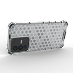 Honeycomb dėklas armored dangtelis su gel frame skirtas Vivo V23 5G skaidriai -- Vivo V23 5G