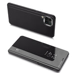 Clear View dėklas Samsung Galaxy M53 5G – juodas -- Samsung Galaxy M53