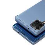 Clear View dėklas Samsung Galaxy M53 5G – juodas -- Samsung Galaxy M53