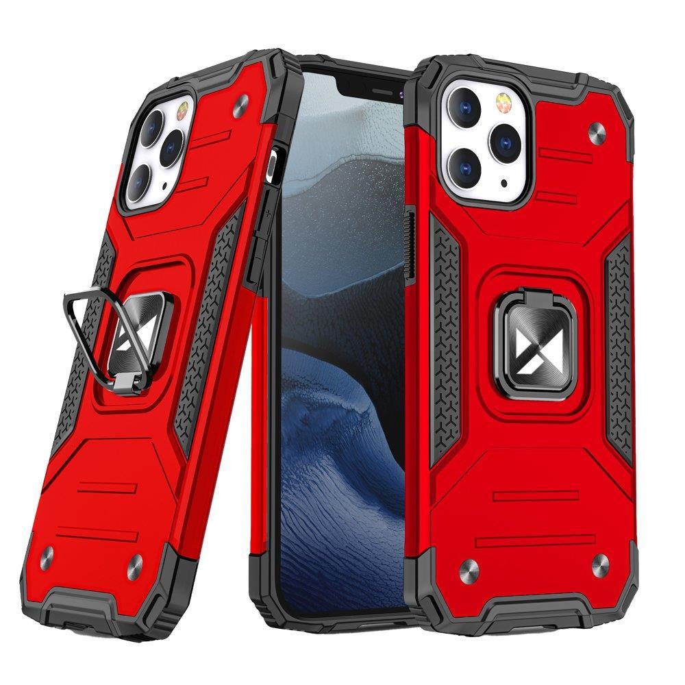 Wozinsky Ring Armor dėklas iPhone 14 Pro – raudonas