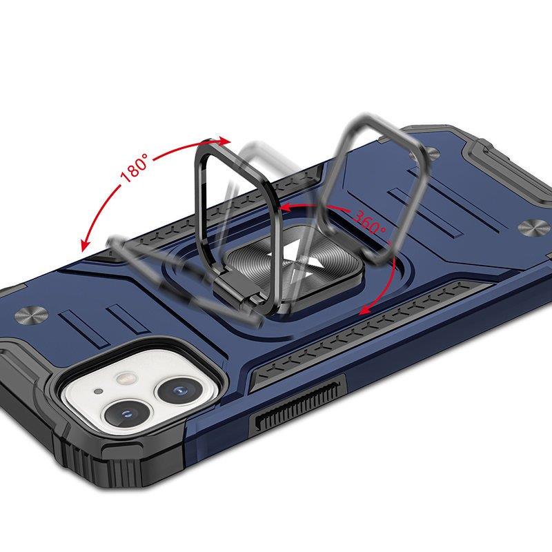 Wozinsky Ring Armor dėklas iPhone 14 Plus – mėlynas