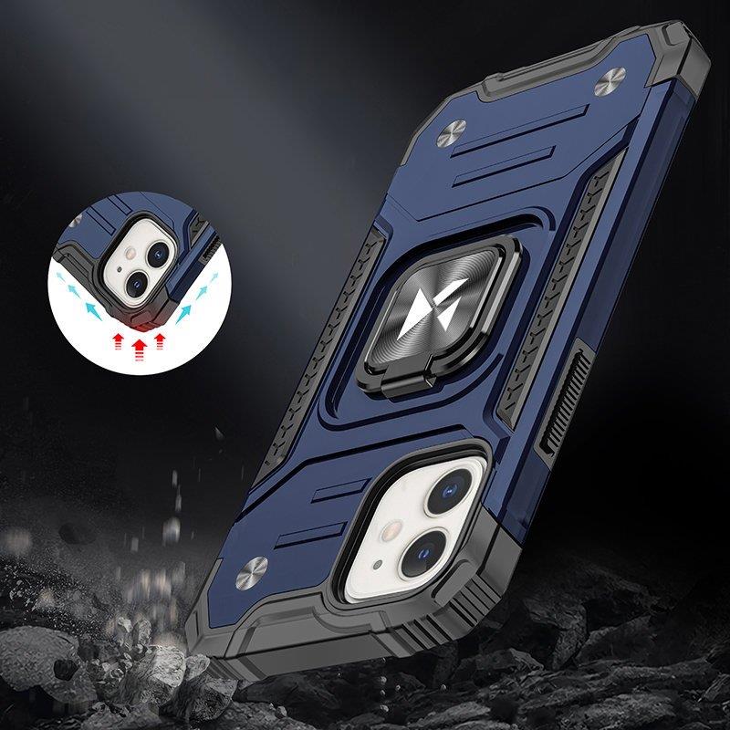 Wozinsky Ring Armor dėklas iPhone 14 Plus – mėlynas