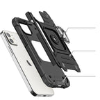 Wozinsky Ring Armor dėklas iPhone 14 Max – juodas