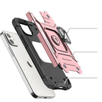 Wozinsky Ring Armor dėklas iPhone 14 su žiedu – auksinis