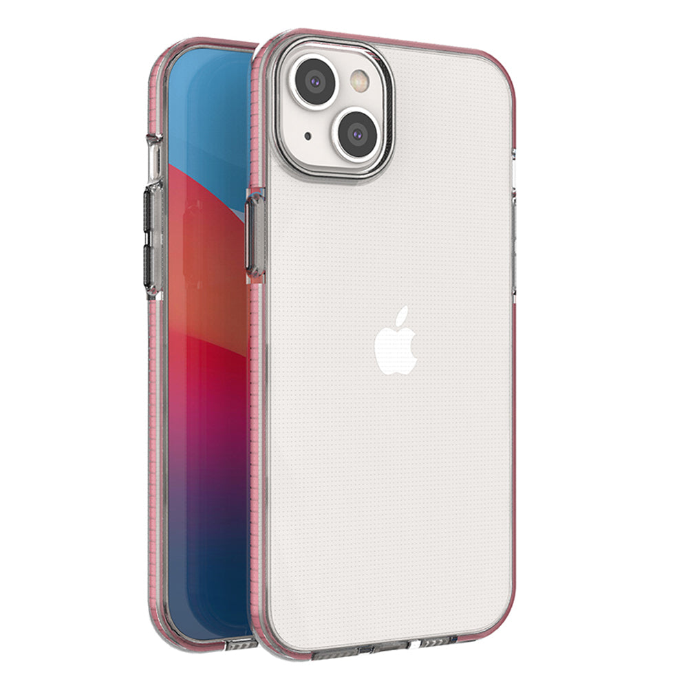 Silikoninis dėklas iPhone 14 Plus Spring Case – rožinis